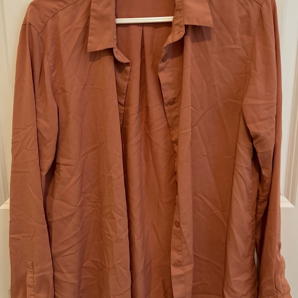 Uniqlo Terracotta Shirt
